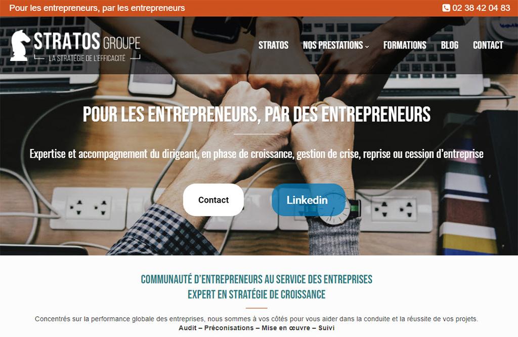 Site Stratos par CSwrite